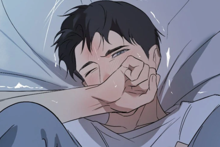 Read the link BL Manhwa Backlight Chapter 50 in English Yeongwoon comforts Seoin